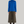 Charger l&#39;image dans la galerie, woman standing with cobalt blue turtleneck long sleeve and long maxi brown wool skirt and maroon boots
